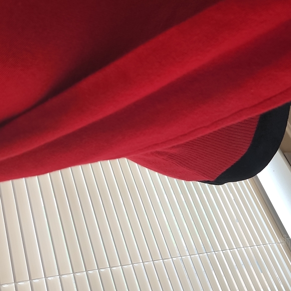 Red Long Sleeve Sweater - Picture 3 of 4